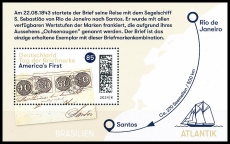 BRD MiNr. Block 93 (3822) ** Serie Tag der Briefmarke: Americas First, postfr.