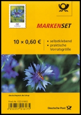 FRG MiNo. FB 88 (3481) ** Series Flowers: Cornflower, foil sheet, self-adh., MNH