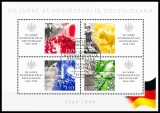 BRD MiNr. Block 49 (2051-2054) **/o 50 Jahre Bundesrepublik Deutschland